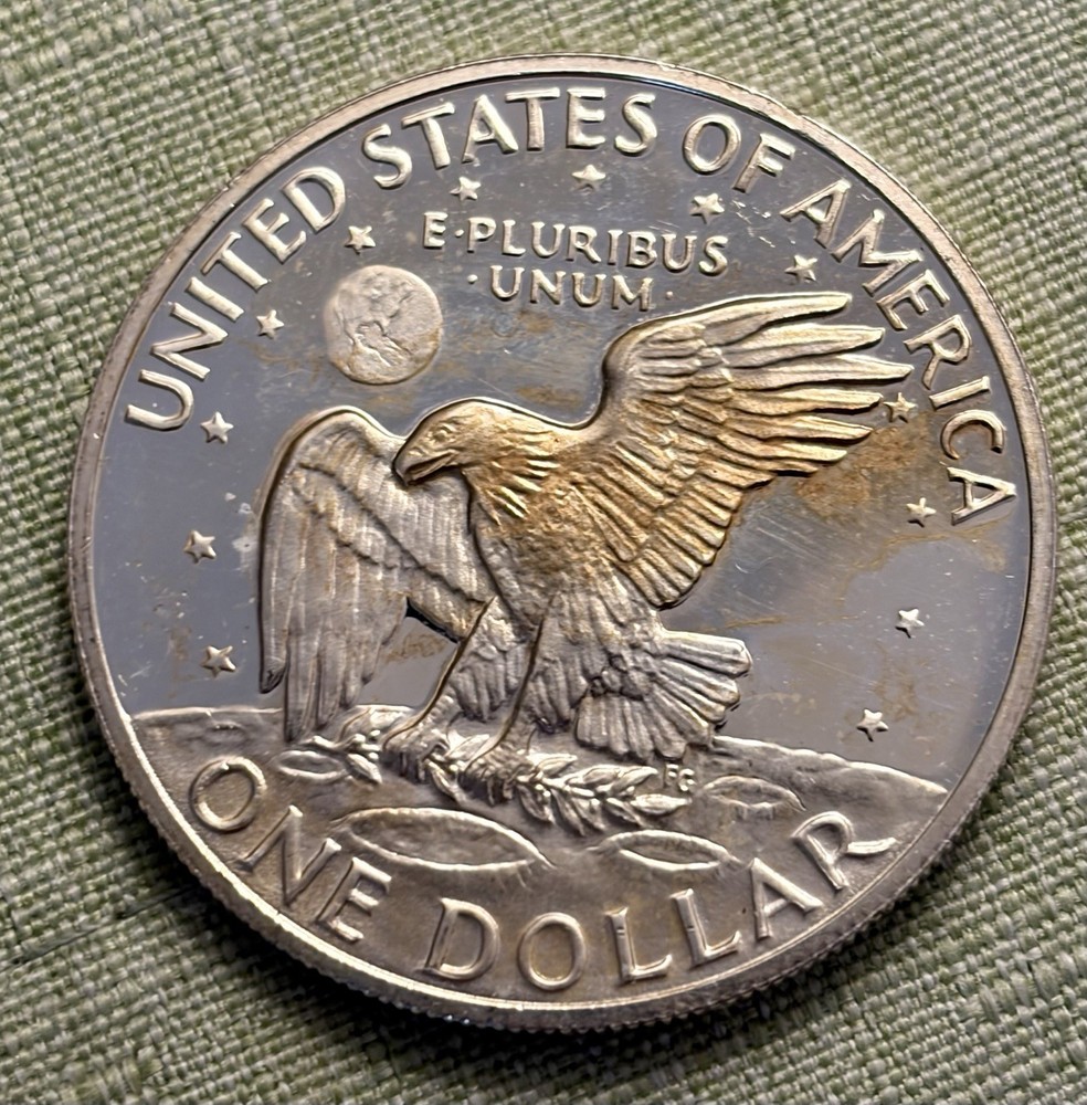 1972 S Eisenhower 40% Silver Dollar BU.