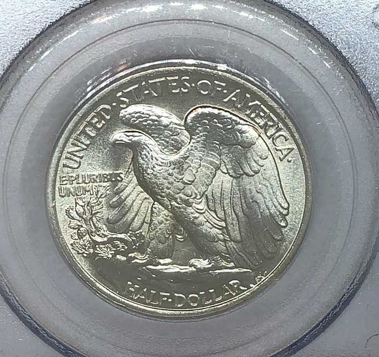 1938 Walking Liberty Half Dollar PCGS MS65