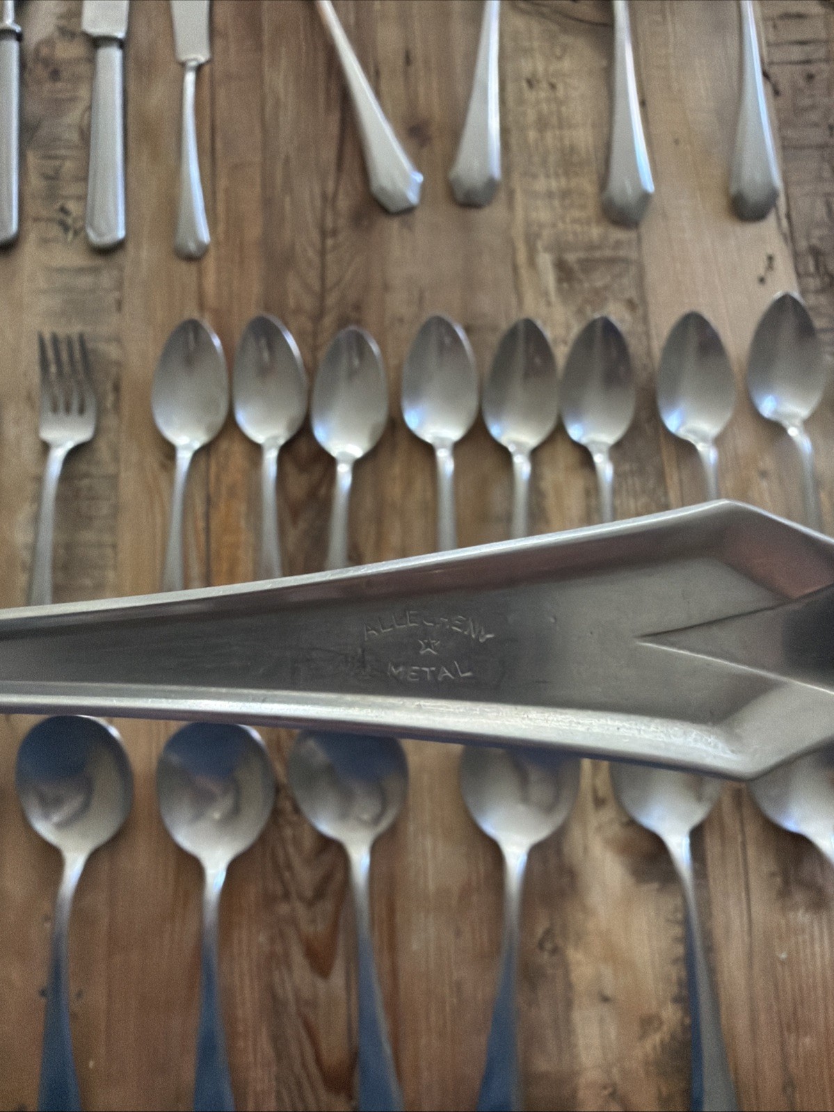 61 Pieces Royal Stainless STREAMLINE Allegheny Metal SS Flatware