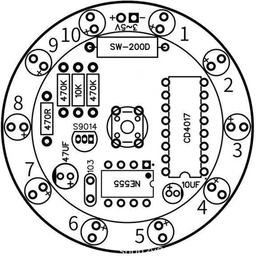 DIY Practical Soldering Practice Kit Practice Learning Electronics Training Boar