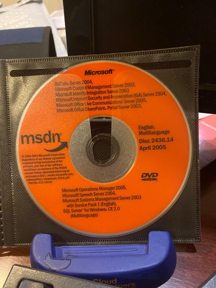 RARE NEW AUTHENTIC MSDN  Microsoft BizTalk Server 2004,CMS,MIIS,SQL CE, MOM,MORE