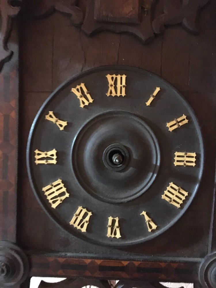 Cuckoo Clock Numeral Set Dial 9/16” Plastic / Bone Color.