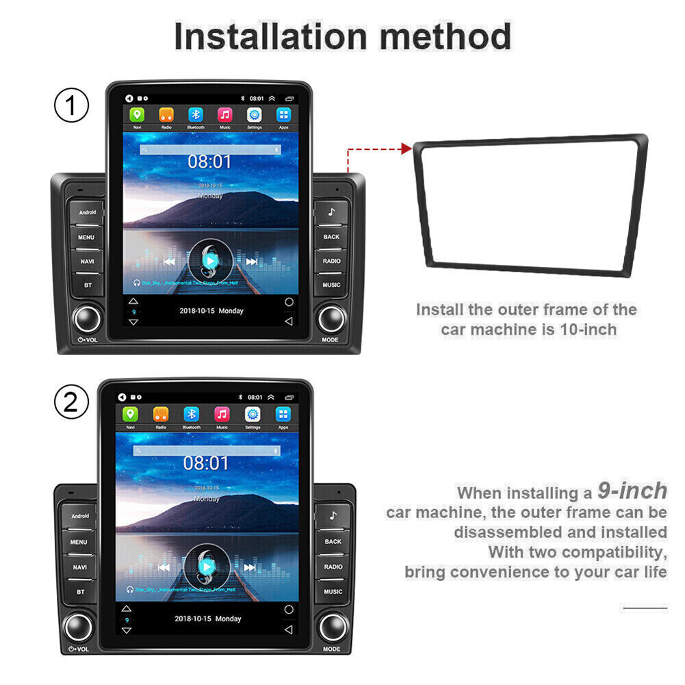 9.7" For Toyota Camry 2007-2011 Android CarPlay Car Stereo Radio GPS Navi