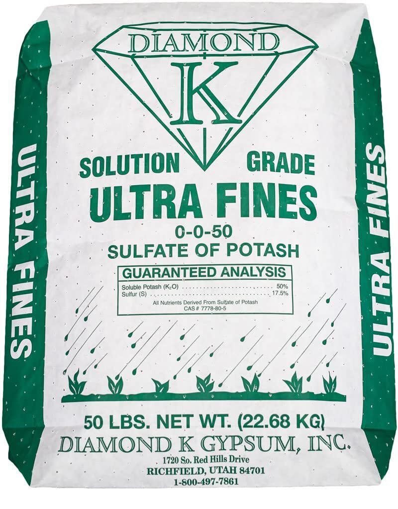 Sulfate of Potash SOP 0-0-50 Fertilizer lawns gardens deer food plots FAST SHIP!