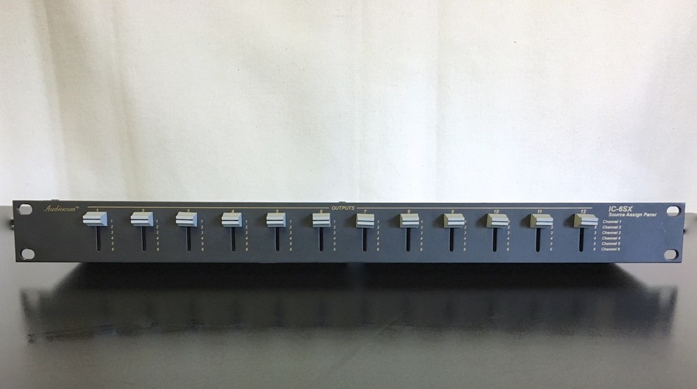 Telex Audiocom IC-6SX Source Assign Panel