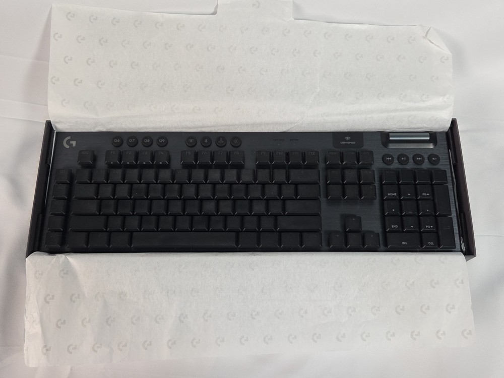 Logitech - G915 X LIGHTSPEED Full-size Wireless Mechanical GL Red Linear Switch