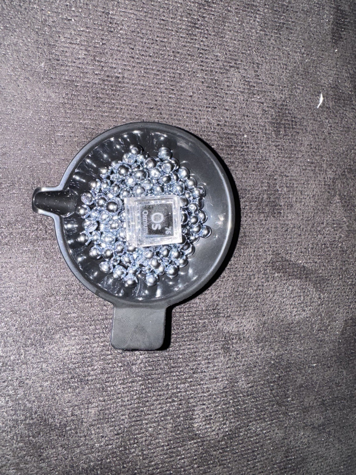 1g Osmium Beads .9995 Comes with Vial **FREE SHIPPING**