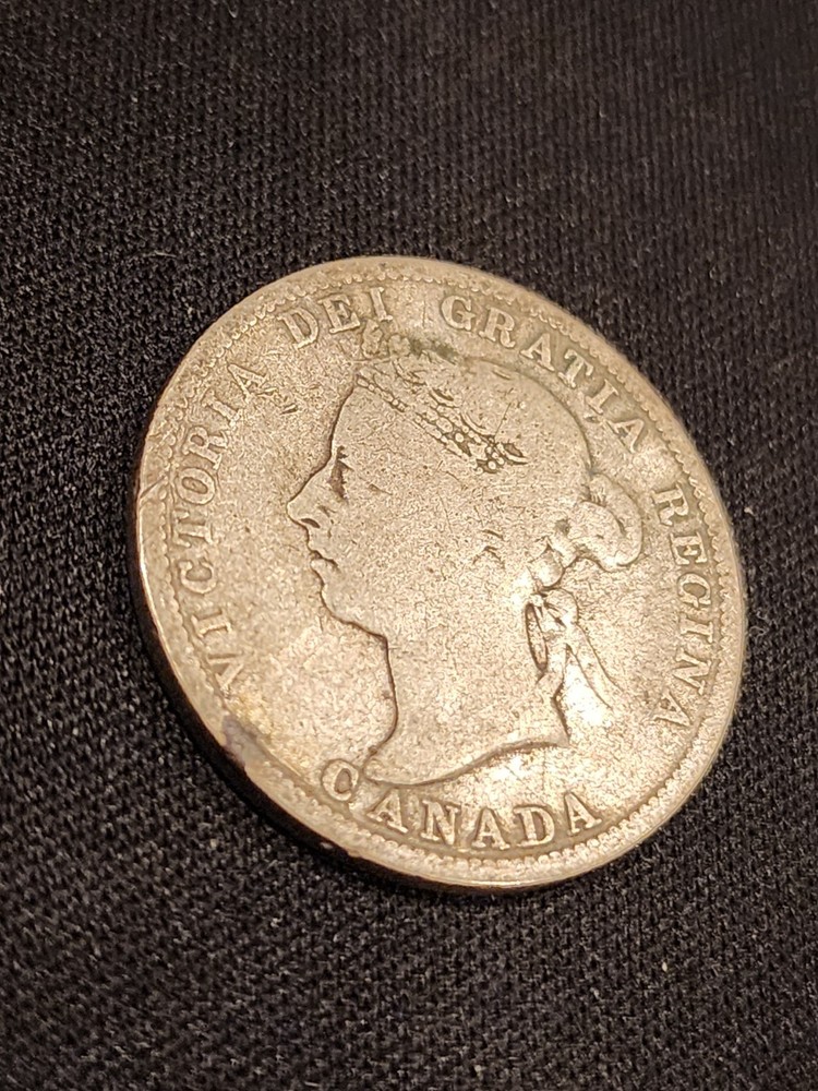 1899 Canada 25 Cents Silver Coin