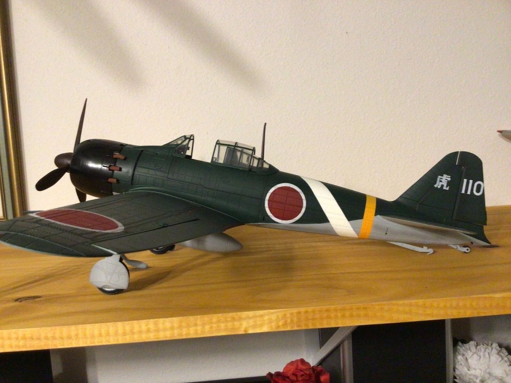 Mitsubishi A6M3 model 22 or A6M5 model 52 Zero Conversion Cowling Only 1:18