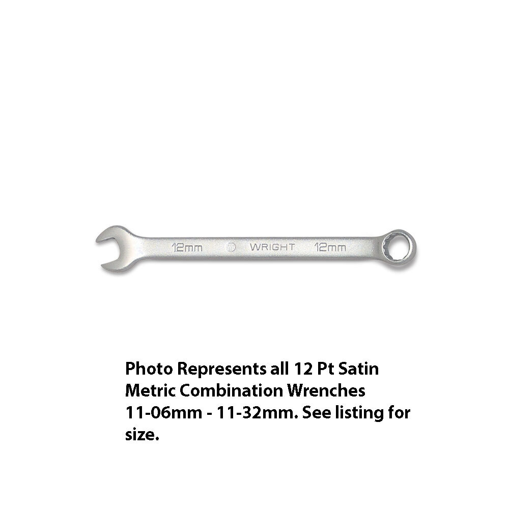 Wright Tool 11-18MM 18MM Metric Combination Wrench, 12 Points