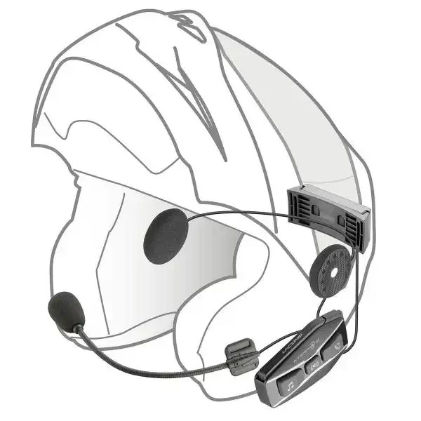 Interphone Cellularline Motorcycle Intercom Model U-Com 16 Bluetooth & Mesh