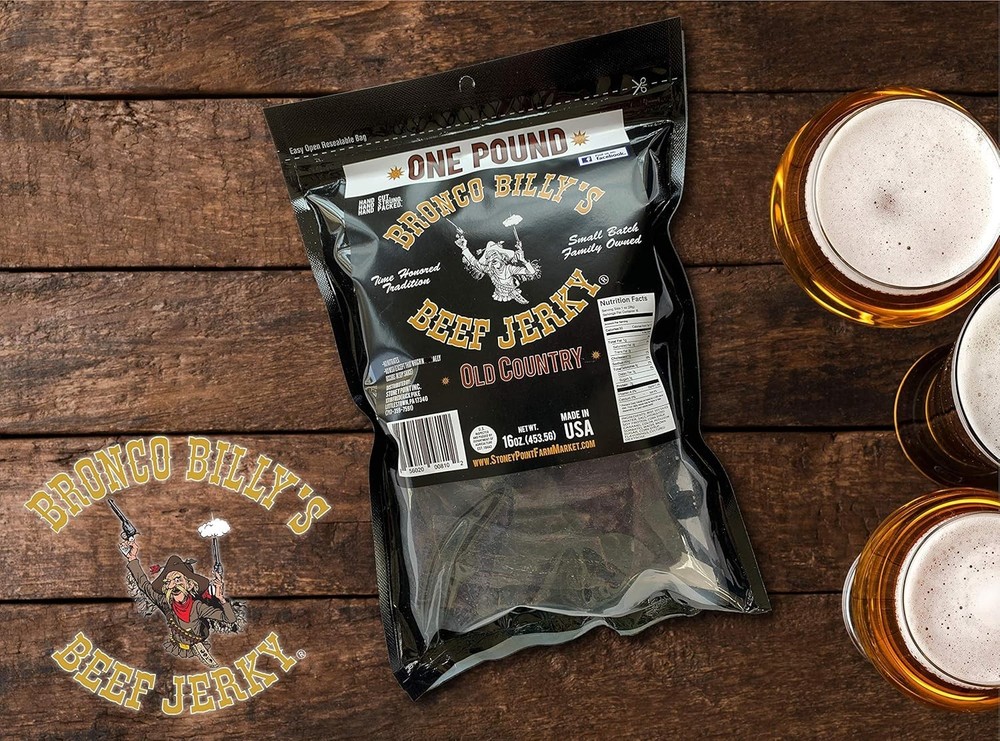 Authentic Old Fashioned Style Jerky 16oz Resealable Bag