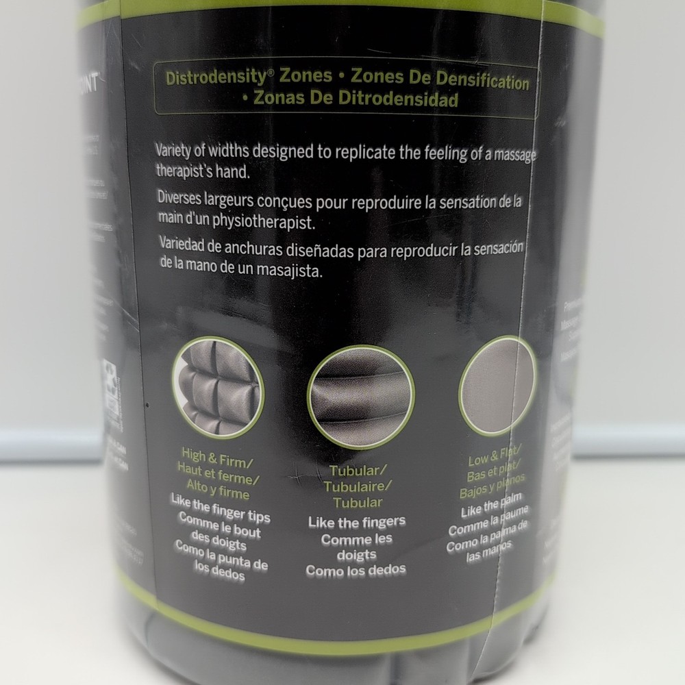 TriggerPoint 18"X 5.5" Solid Core Foam Roller - Gray New