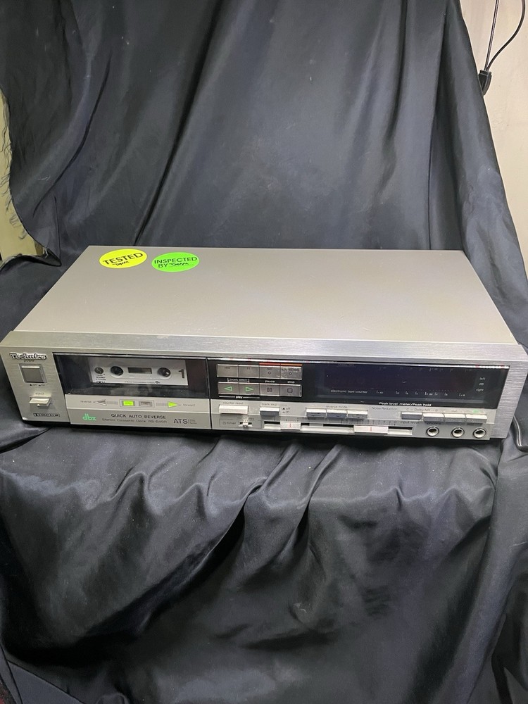 Technics Stereo cassette deck RS-B49R Quick auto reverse tape no screen