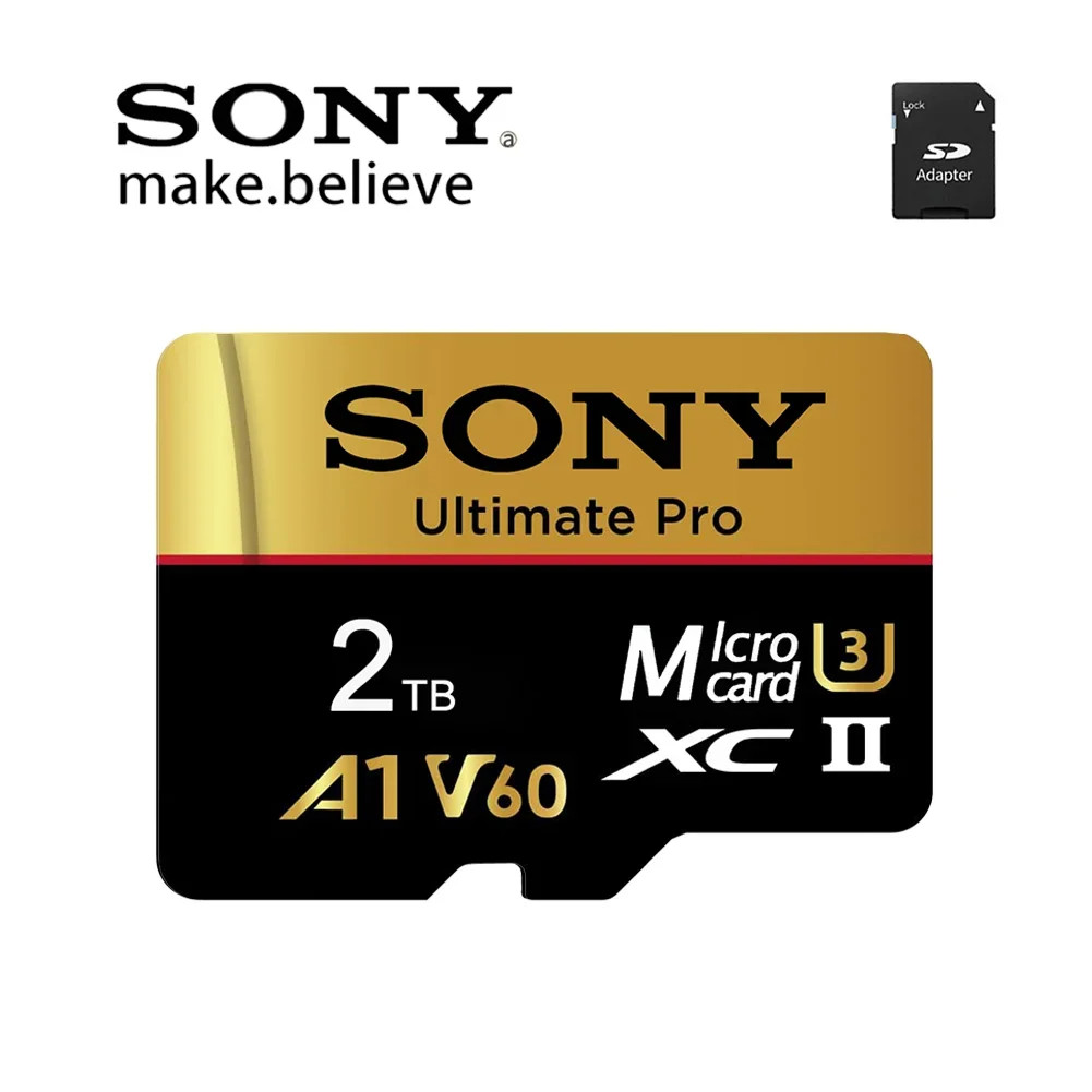 SONY Micro SD Card 2TB 512GB 256GB 128GB TF Memory Card Extreme 1TB U3 4K High