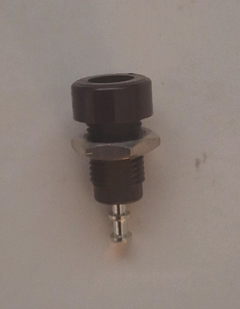 Banana Jack, Panel Mount , BROWN, 15A