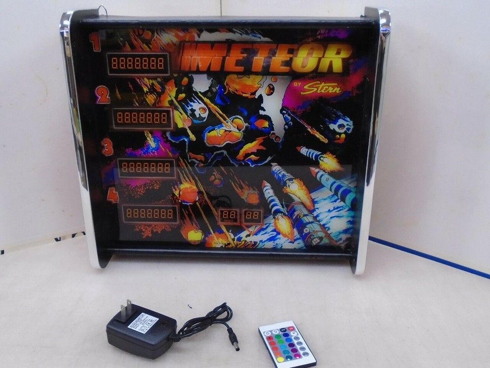 Meteor Pinball Head LED Display light box