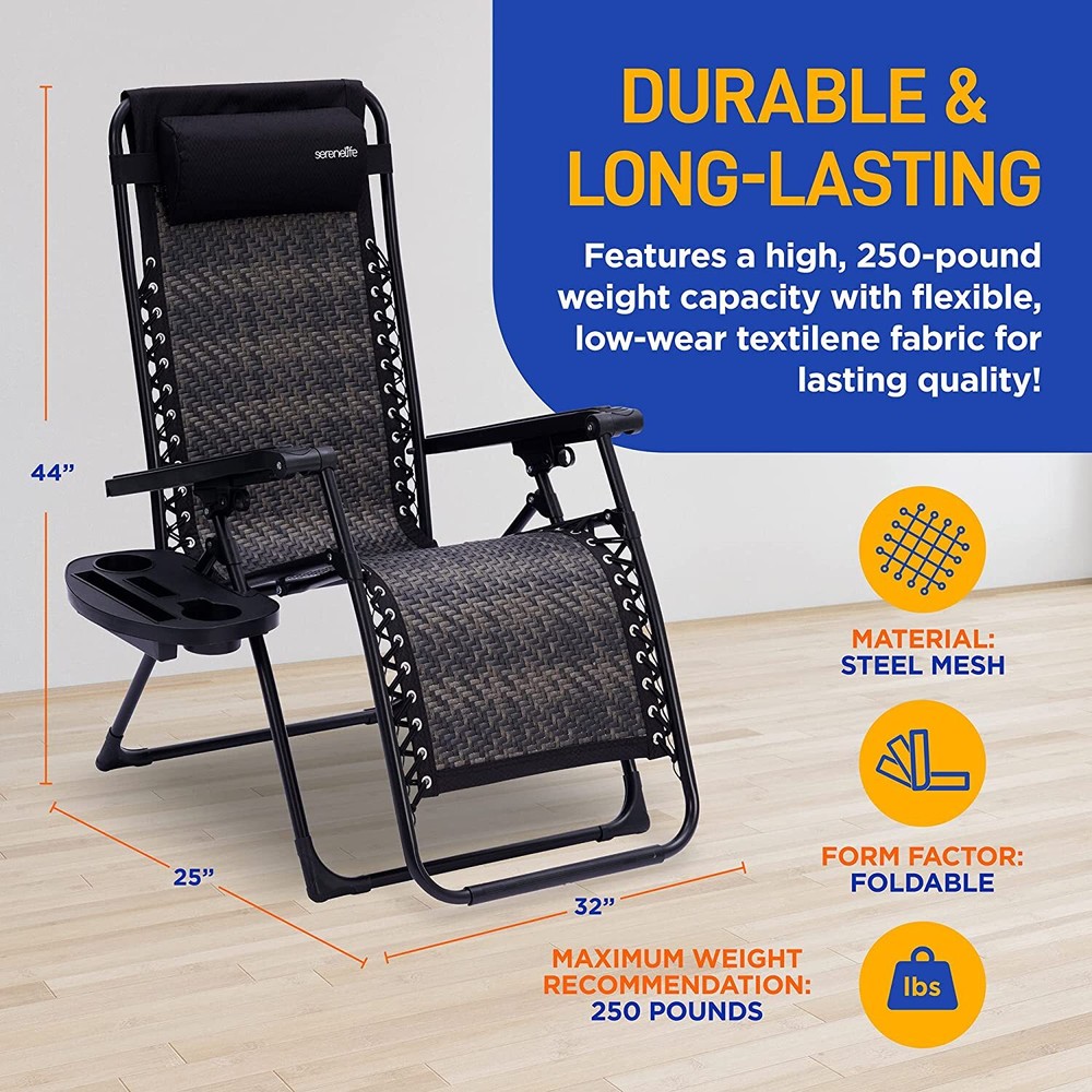 SereneLife SL1ZRC65 Zero Gravity Chair