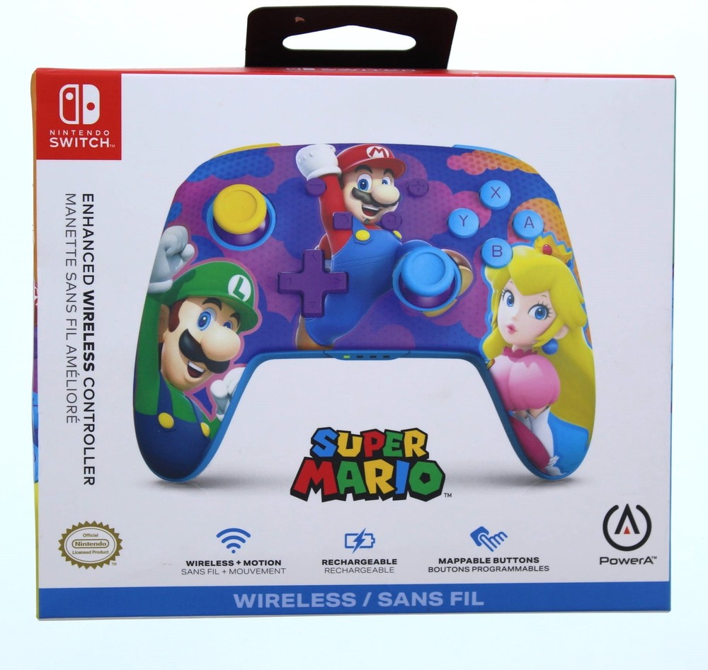 Power A Nintendo Switch  Super Mario Enhanced Wireless Controller