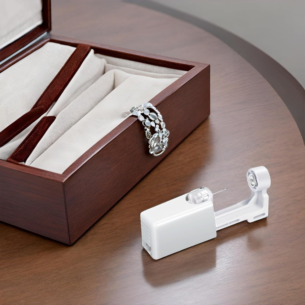 4-Pack Disposable Ear Piercing Kit, Self Gun, Hypoallergenic...