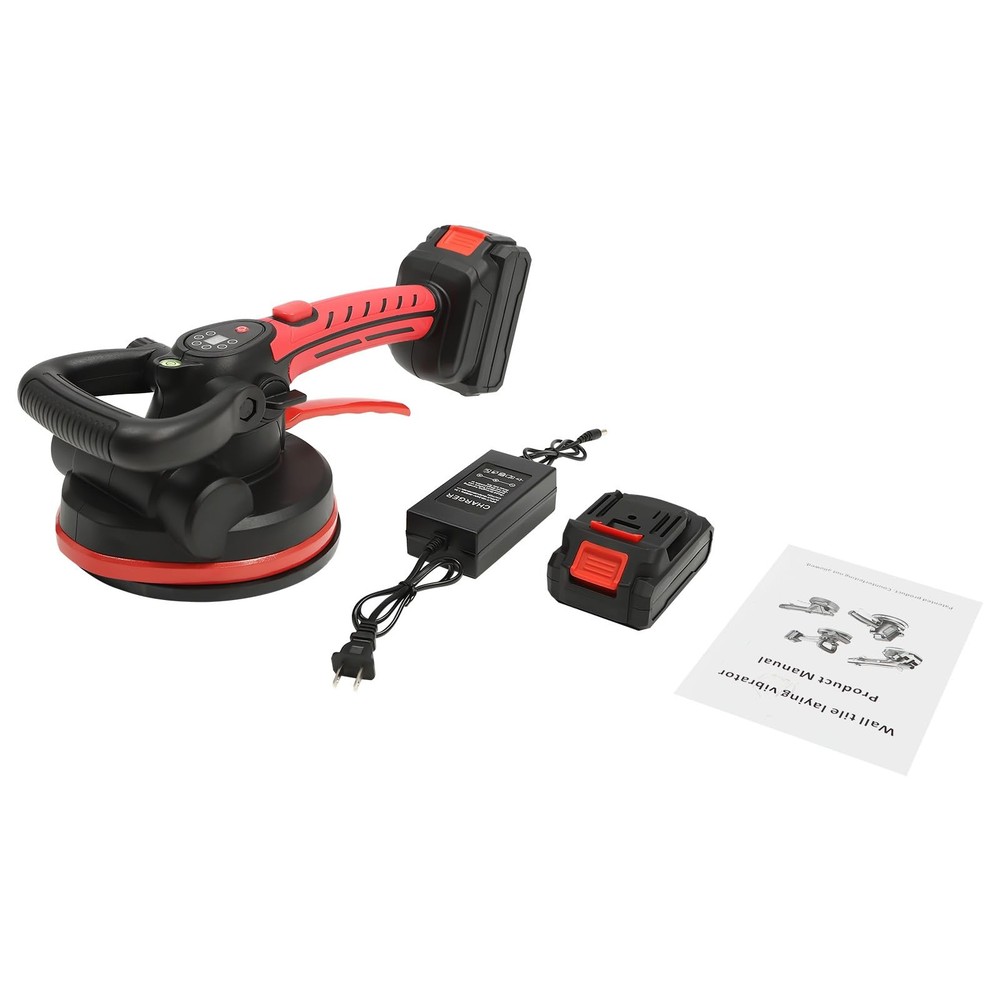 Handheld Tile Vibration Machine LCD Screen 1200mAh Automatic Leveling 6 Gears