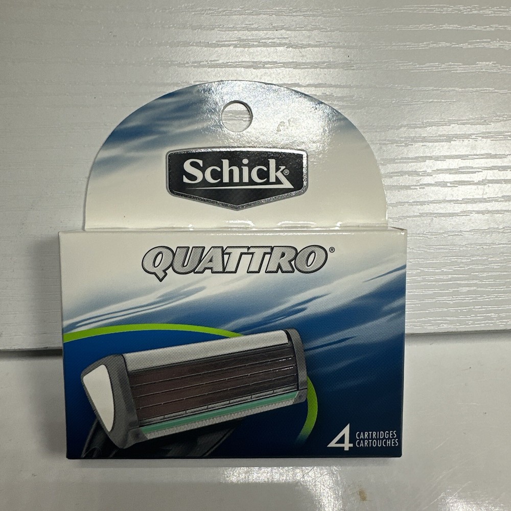 Schick QUATTRO Refill Cartridges, 4 count