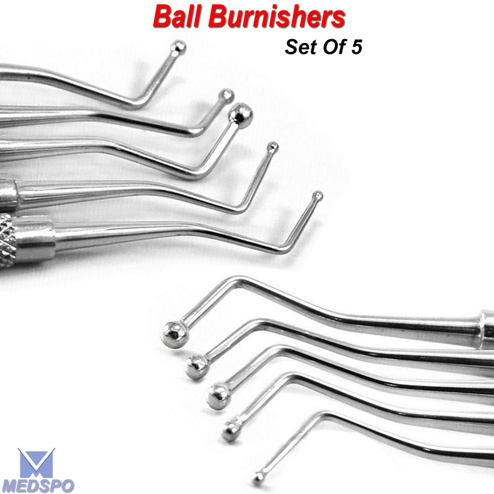 Dental Restorative Ball Burnisher Amalgam Composite Filling Instruments Set