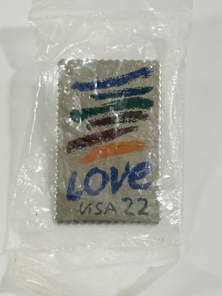 Love USA 22 Stamp Lapel Pin
