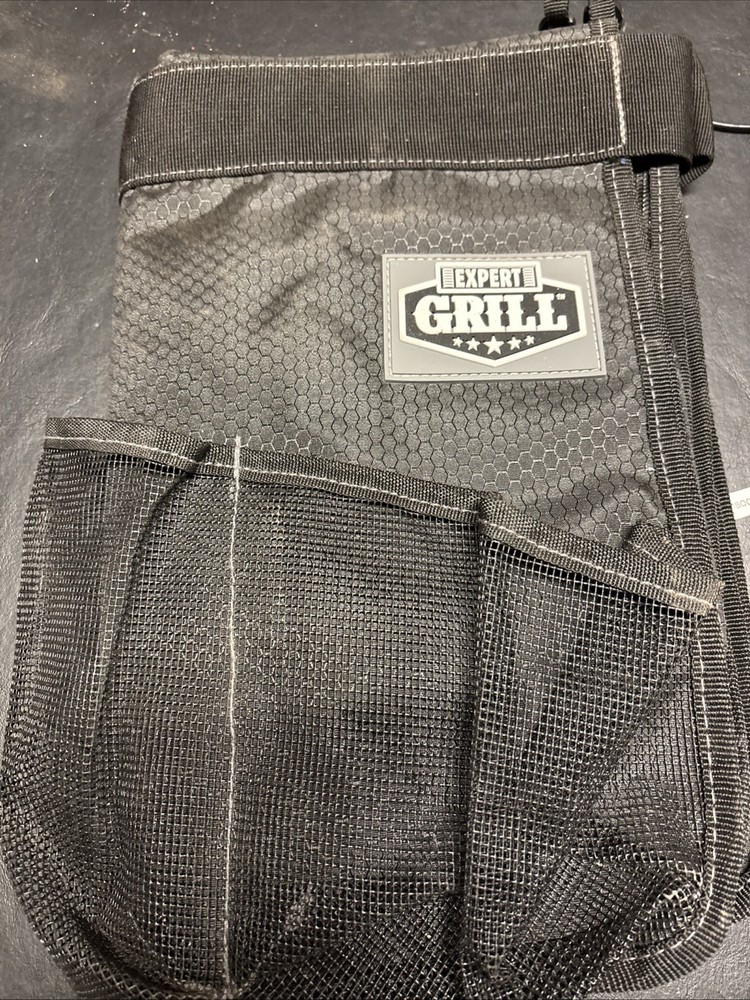 Expert Grill Bucket Caddy Deep Pockets For Grilling Accessories & Condiments