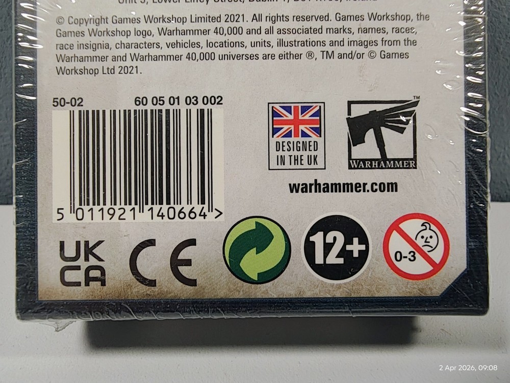 GAMES WORKSHOP Warhammer 40k 9th Ed Orks Datacards BNIB & SEALED