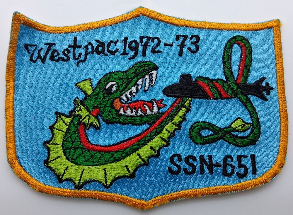 USS Queenfish SSN-651 Westpac 1972-73 Patch