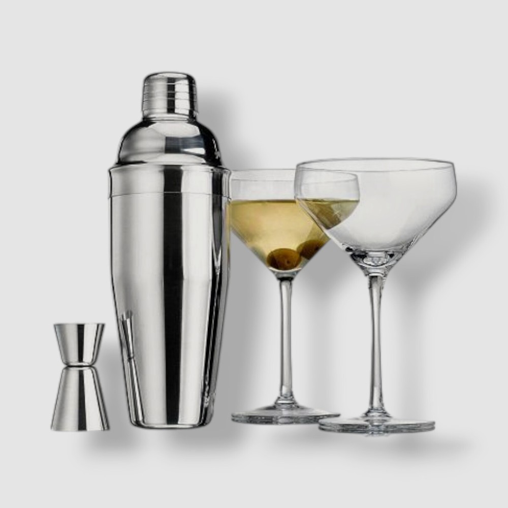 Godinger Silver Remington Martini Set