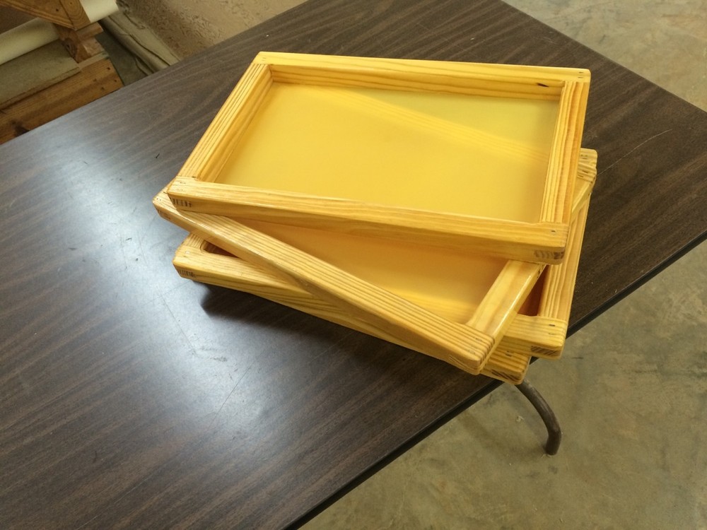 SILK SCREEN FRAME (8X12") with high quality mesh 158 mesh, (6 pack)