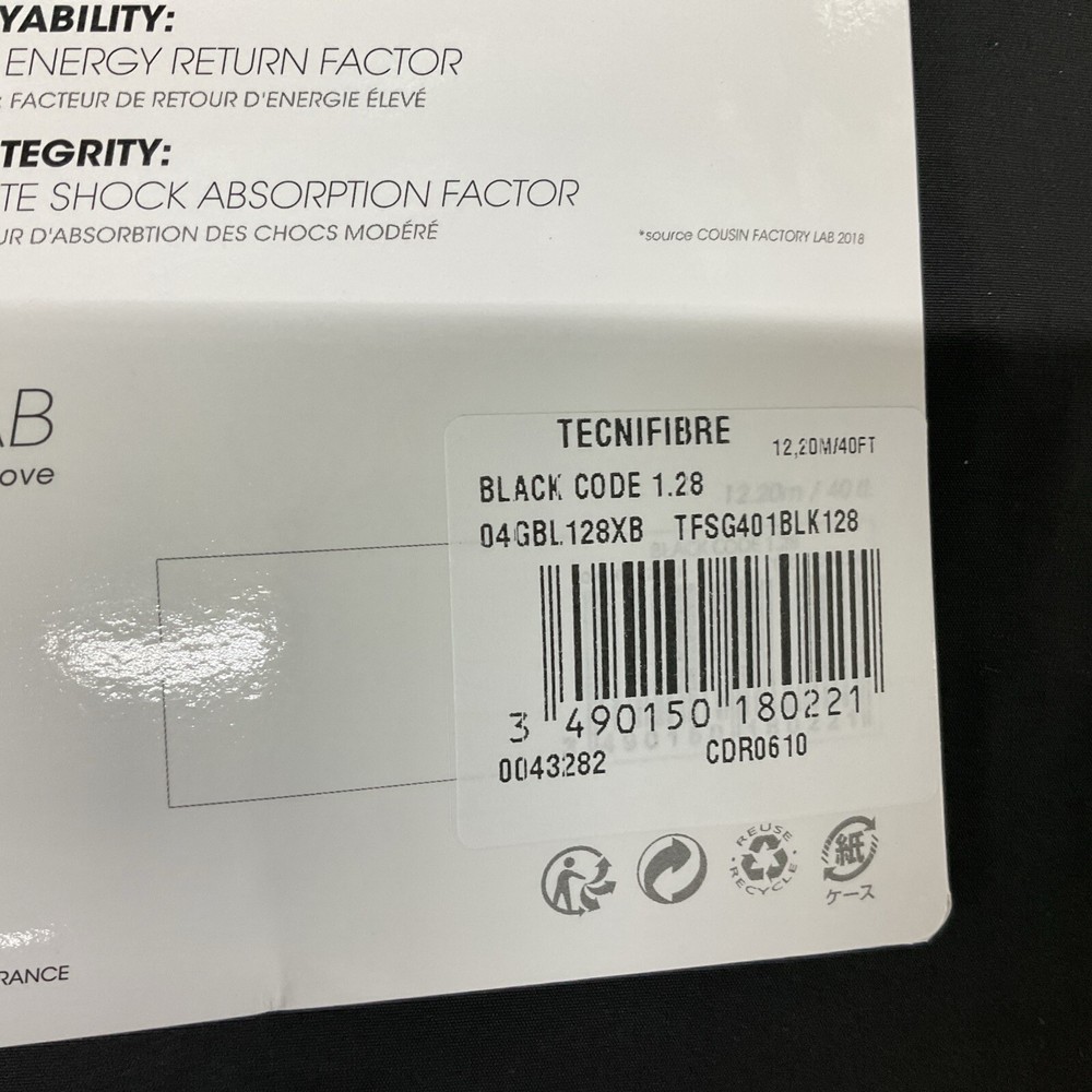 Tecnifibre Black Code 16 Gauge Tennis String 3 Pack