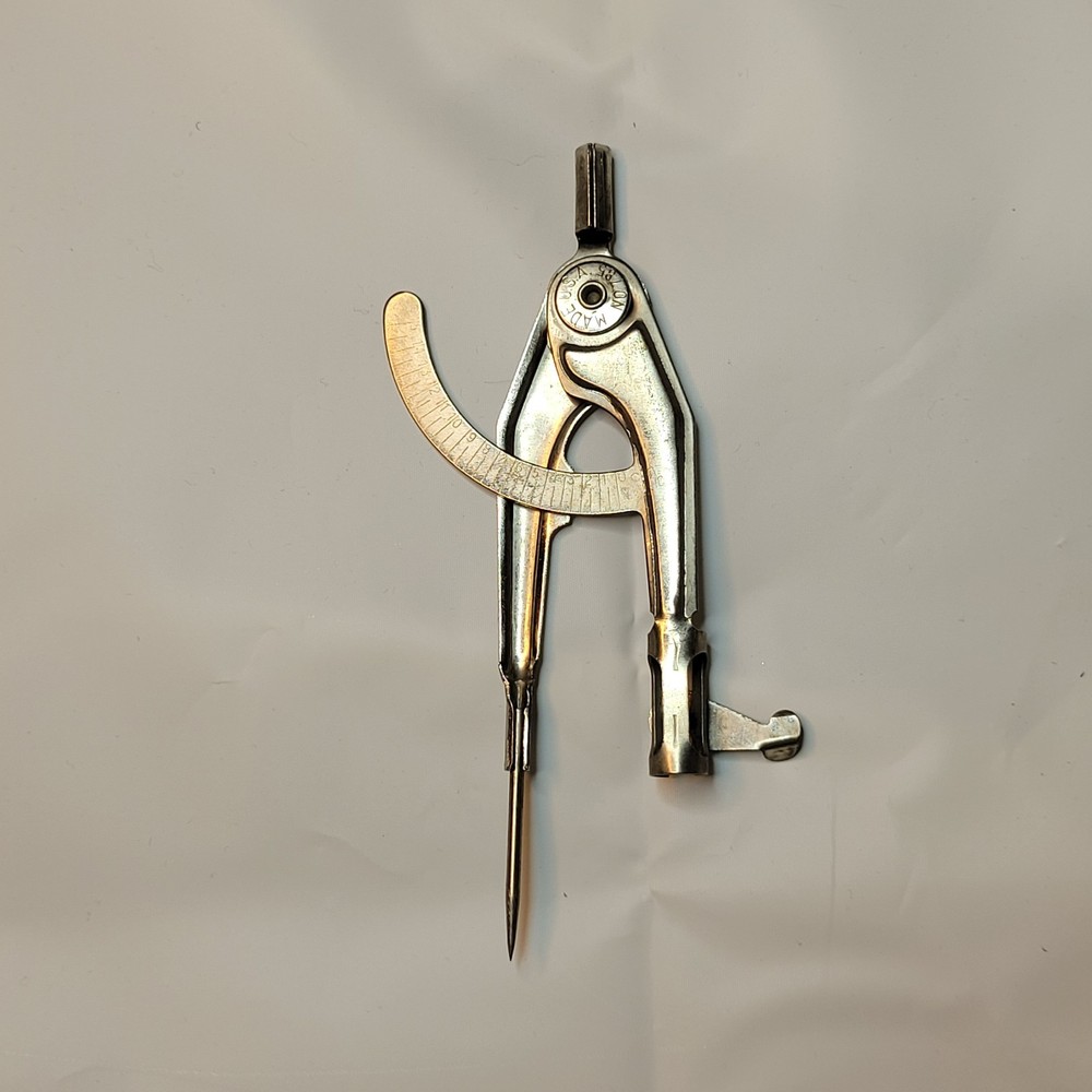Vintage Metal Wing Divider Compass