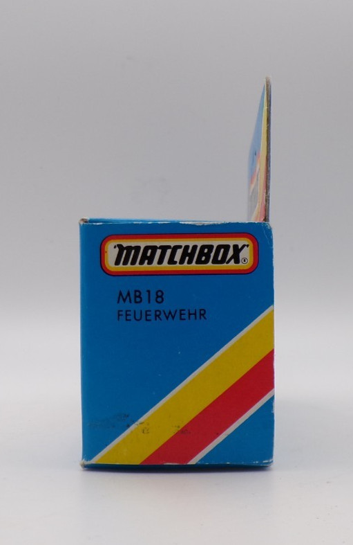 MATCHBOX MB-18 FIRE ENGINE RED MINT BOXED STILL SEALED.