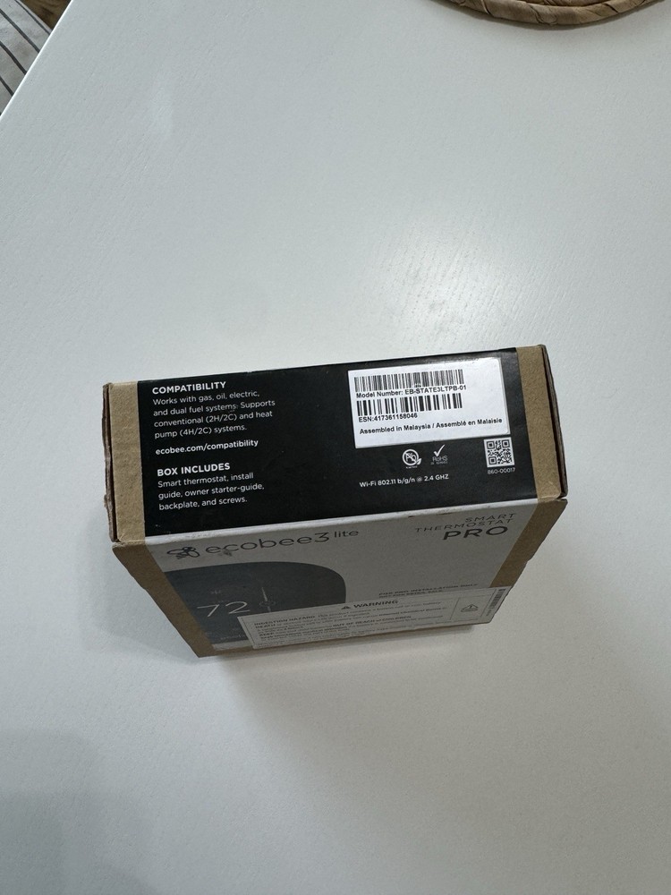 Ecobee3 lite SMART THERMOSTAT PRO