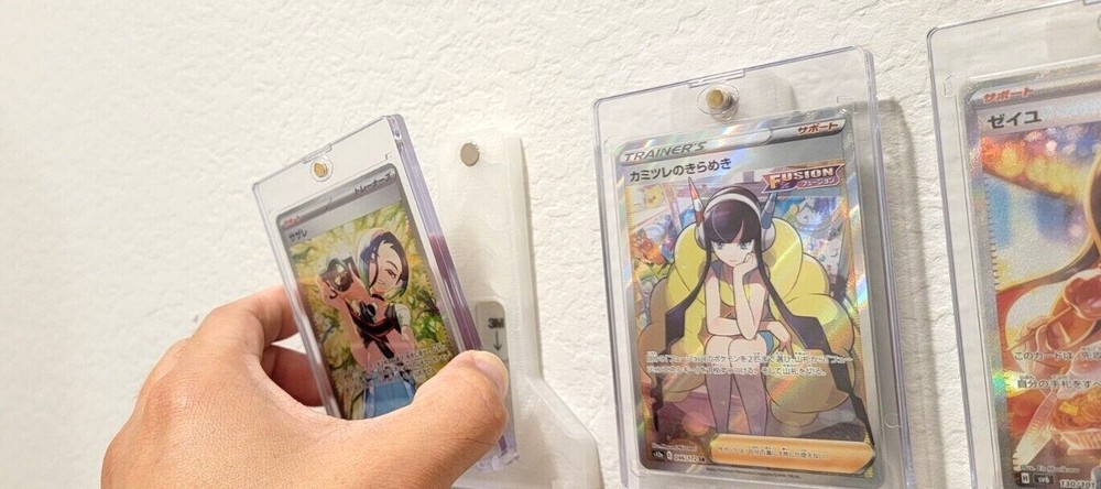 Magnetic One Touch Case Display Wall Mount Stand 2 Pack