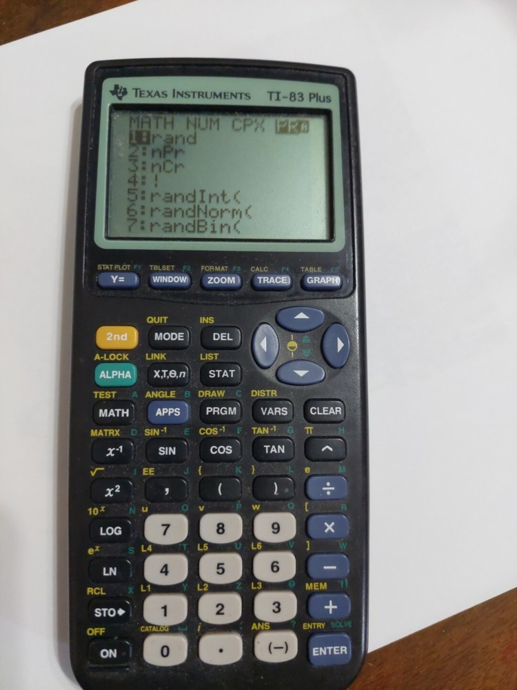 texas instruments ti-83 plus calculator