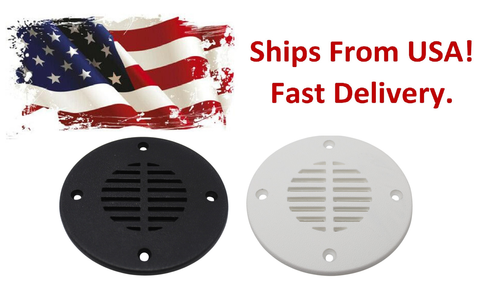 4 inch Boat Floor Drain and Vent Cover for Marine Applications