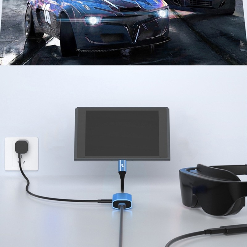 Type C to Type C Video PD100W Power Converters for AR Glasses Tablets