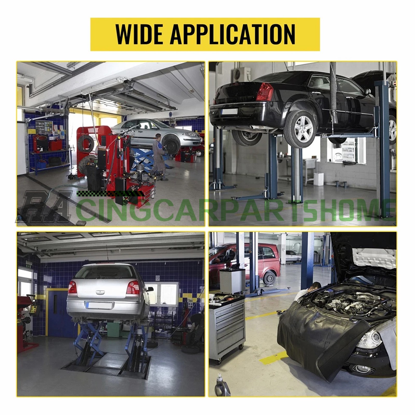 35"-72" Adjustable Height Hydraulic Transmission Jack 1660lbs / 0.75T Lift Hoist