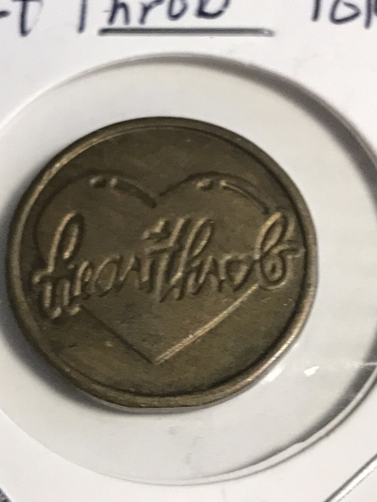 Heartthrob Token Roger Williams Mint Cincinnati Ohio Rare