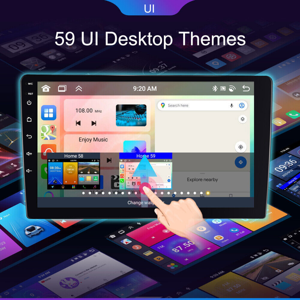 64GB For Toyota Venza 2008-2016 Apple Carplay Android 13 Car Stereo Radio GPS