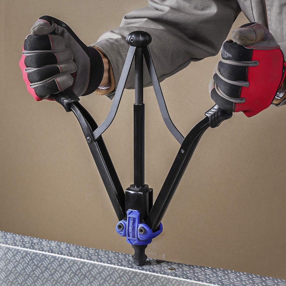 WORKPRO 79x 15" Hand Rivet Nut Setter Kit High Leverage Metric SAE Mandrel Nuts