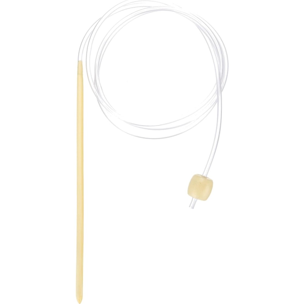 Tunisian Crochet Hook Set 4mm with Plastic Cable and Easy-Identify Size Mark