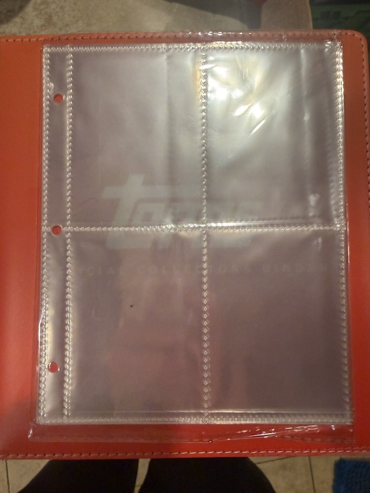 Topps Collectors Binder WITH accessories