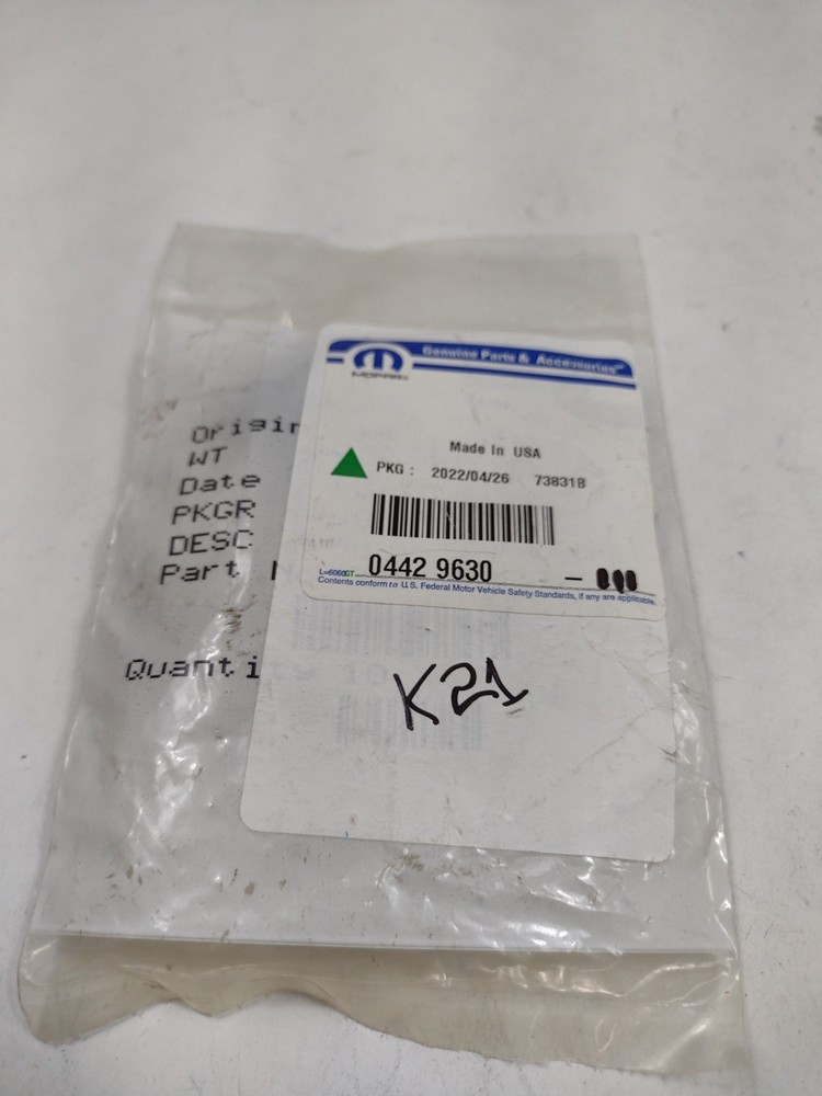 Genuine OEM Mopar Bolt 04429630