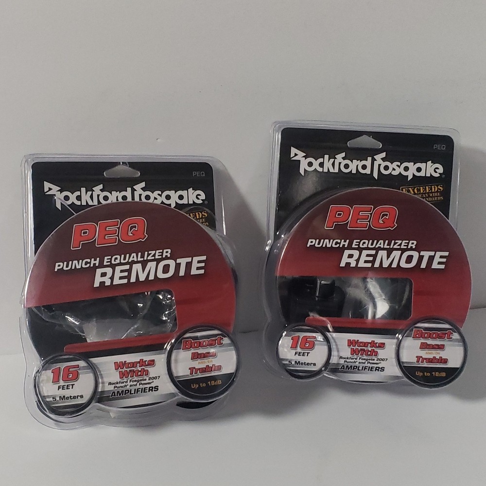 Rockford Fosgate PEQ Punch Equalizer Remote Dash Mount