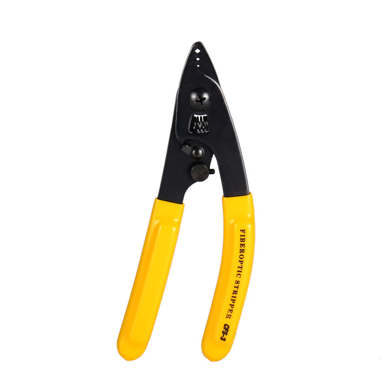Three-port Fiber Optic Stripper Pliers Wire Strippers FTTH Cable Stripping Tools